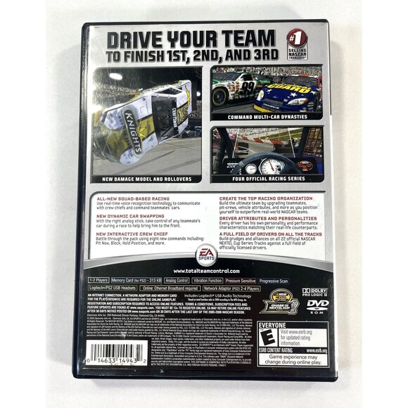 NASCAR 06: Total Team Control Sony PlayStation 2 2006 Complete w/ Manual Tested - Picture 2 of 9